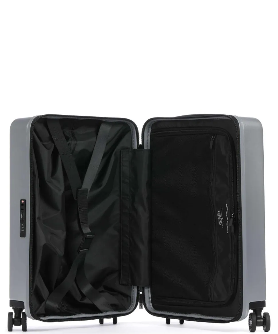 Voyager 4-Rollen Trolley silber 55 cm