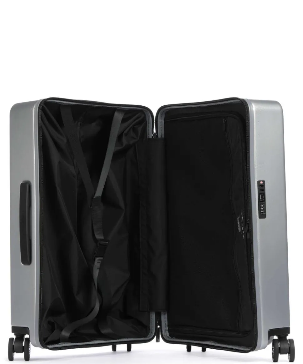 Voyager 4-Rollen Trolley silber 69 cm