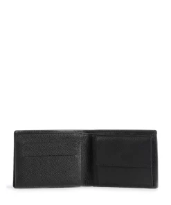 Voyager Wallet 7 Geldbörse genarbtes Rindsleder schwarz