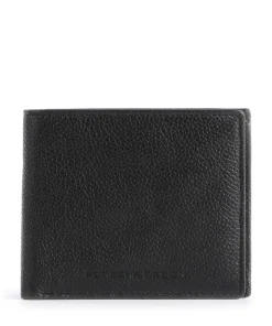 Voyager Wallet 4 RFID Geldbörse genarbtes Rindsleder schwarz