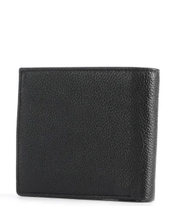 Voyager Wallet 4 RFID Geldbörse genarbtes Rindsleder schwarz