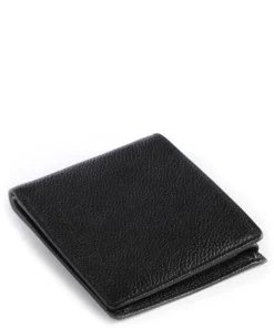 Voyager Wallet 4 RFID Geldbörse genarbtes Rindsleder schwarz