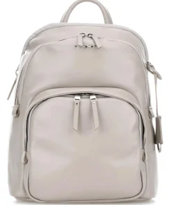 Voyageur Dori Rucksack 12″ fein genarbtes Rindsleder grau