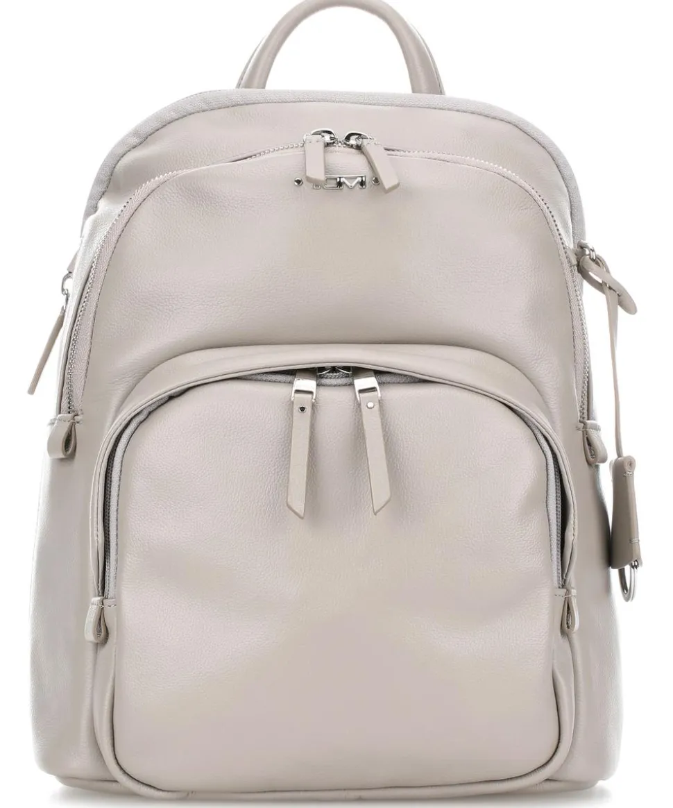 Voyageur Dori Rucksack 12″ fein genarbtes Rindsleder grau