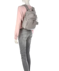 Voyageur Dori Rucksack 12″ fein genarbtes Rindsleder grau