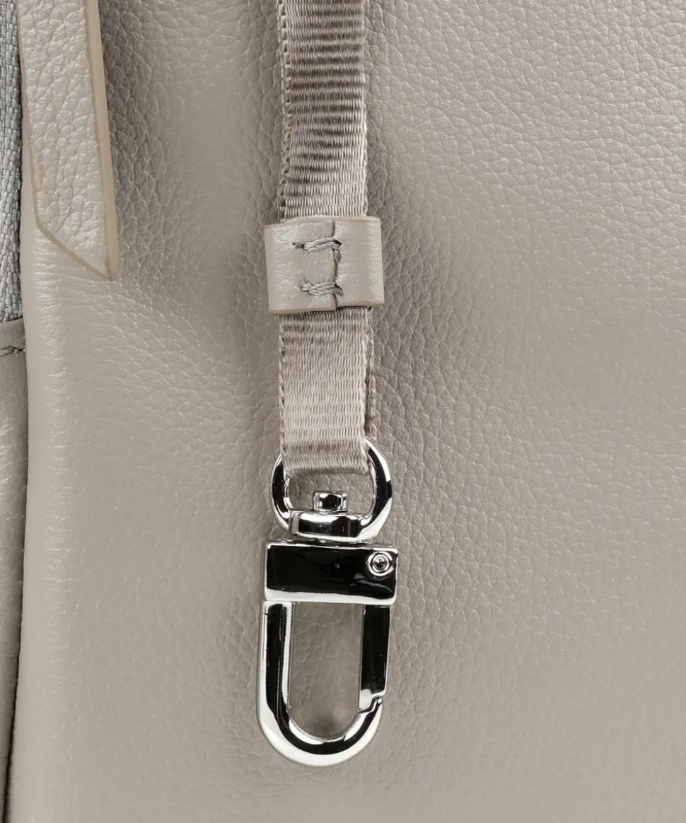 Voyageur Dori Rucksack 12″ fein genarbtes Rindsleder grau