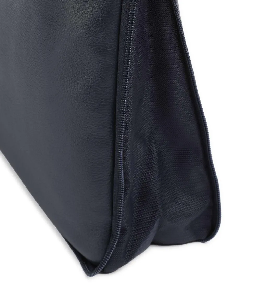 W137 Aktentasche 15″ genarbtes Rindsleder dunkelblau