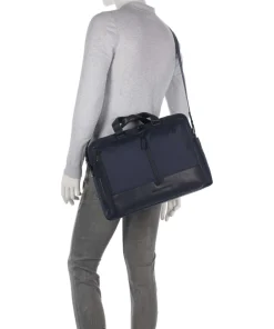 W138 Aktentasche 16″ recyceltes Polyester dunkelblau