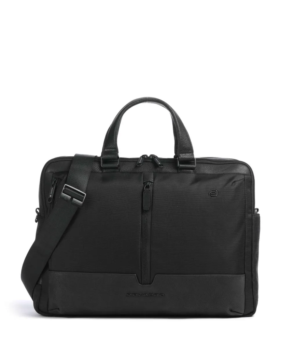 W138 Aktentasche 16″ recyceltes Polyester schwarz