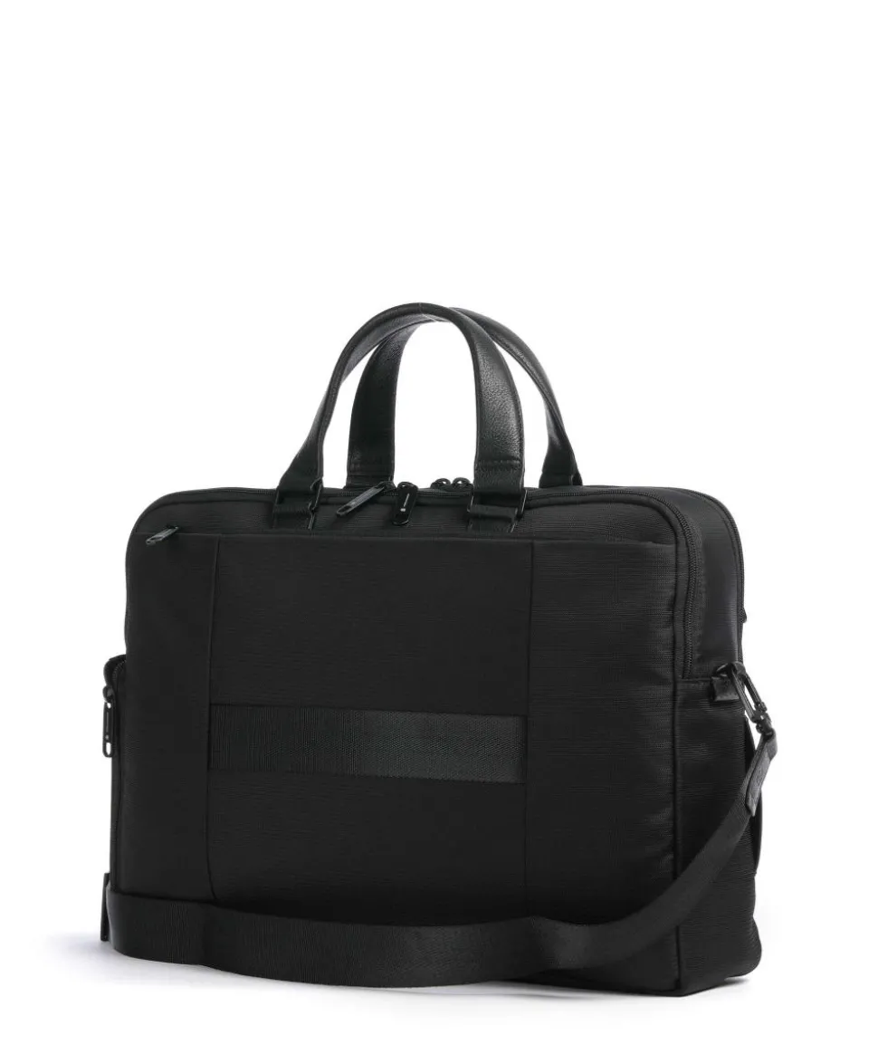 W138 Aktentasche 16″ recyceltes Polyester schwarz