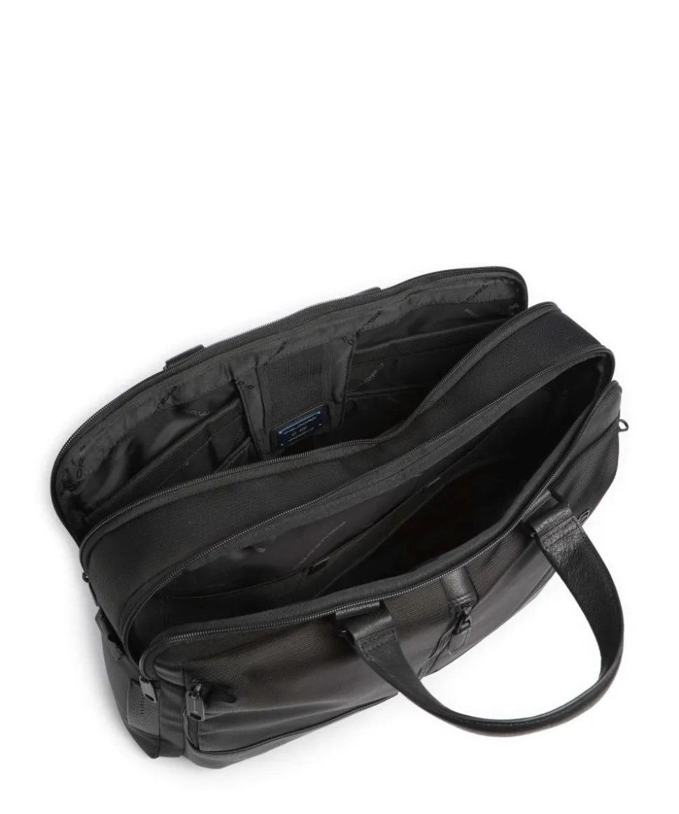 W138 Aktentasche 16″ recyceltes Polyester schwarz