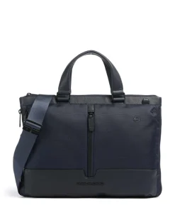 W138 Aktentasche 14″ recyceltes Polyester dunkelblau