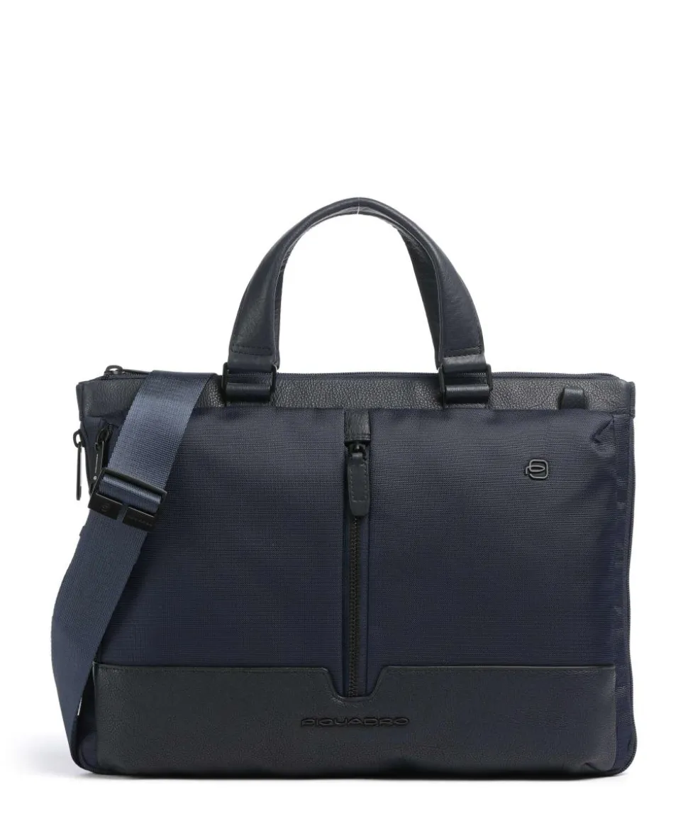 W138 Aktentasche 14″ recyceltes Polyester dunkelblau