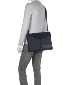 W138 Aktentasche 14″ recyceltes Polyester dunkelblau