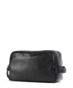 W136 Kulturbeutel schwarz 24 cm