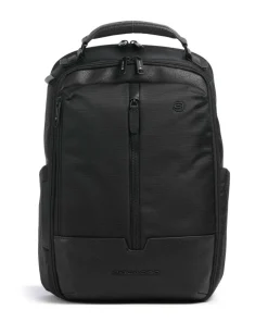 W138 Reiserucksack 13″ recyceltes Polyester schwarz