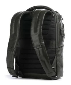 W136 Rucksack 13″ fein genarbtes Rindsleder olivgrün