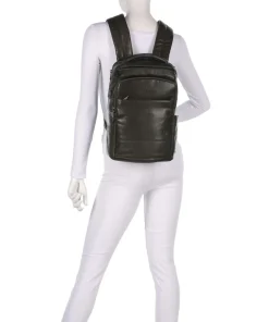 W136 Rucksack 13″ fein genarbtes Rindsleder olivgrün