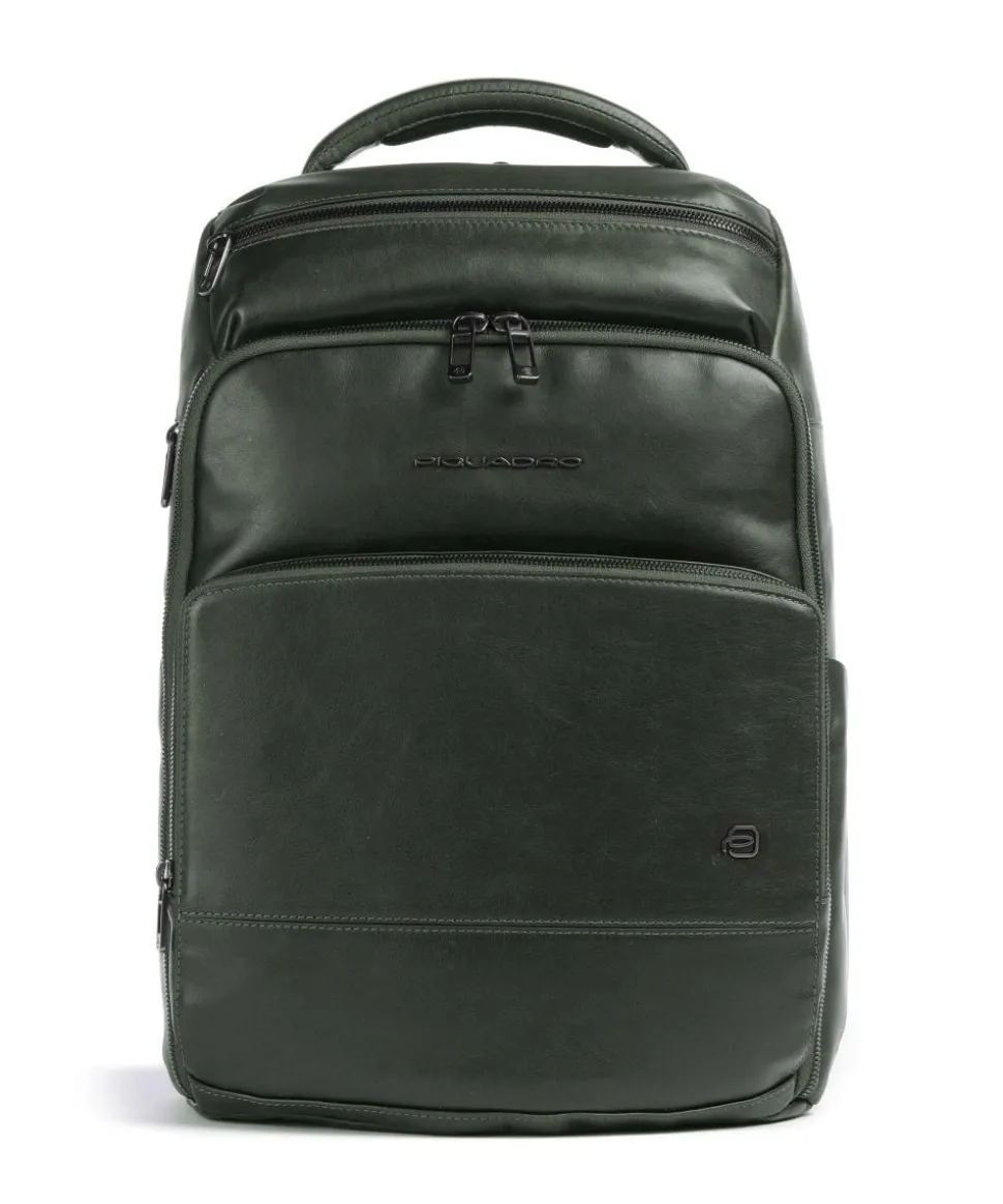 W136 Rucksack 14″ fein genarbtes Rindsleder khaki