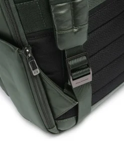 W136 Rucksack 14″ fein genarbtes Rindsleder khaki