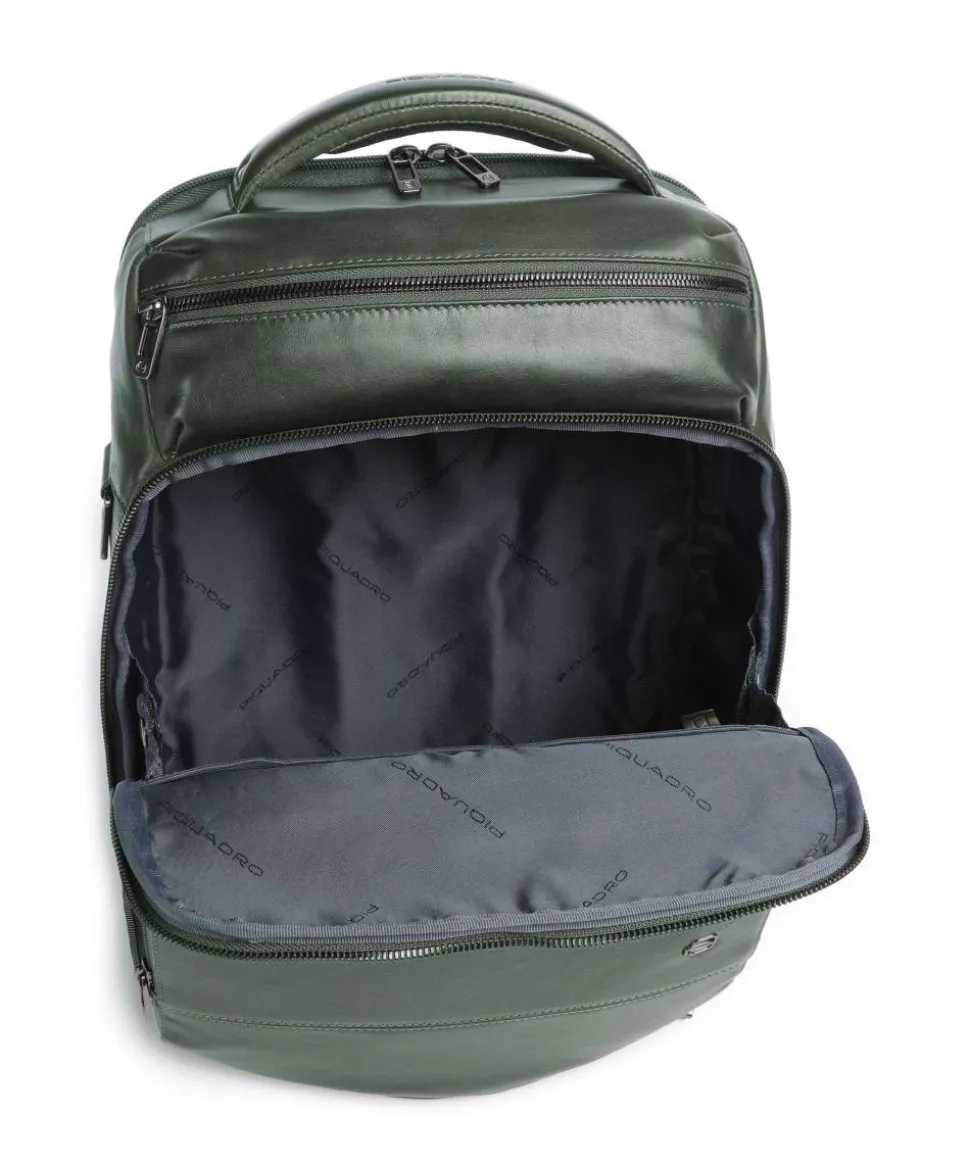 W136 Rucksack 14″ fein genarbtes Rindsleder khaki