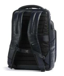 W136 Rucksack 14″ fein genarbtes Rindsleder dunkelblau