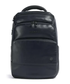 W136 Rucksack 14″ fein genarbtes Rindsleder dunkelblau