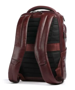 W136 Rucksack 13″ fein genarbtes Rindsleder mahagoni