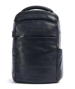 W136 Rucksack 13″ fein genarbtes Rindsleder navy