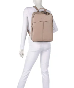 W134 Rucksack 15″ genarbtes Rindsleder altrosa