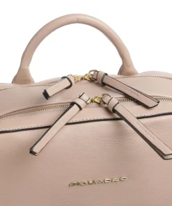 W134 Rucksack 15″ genarbtes Rindsleder altrosa