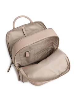 W134 Rucksack 15″ genarbtes Rindsleder altrosa