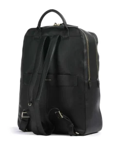 W134 Rucksack 15″ genarbtes Rindsleder schwarz