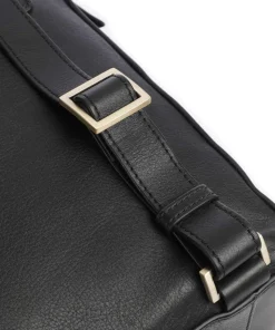 W134 Rucksack 15″ genarbtes Rindsleder schwarz