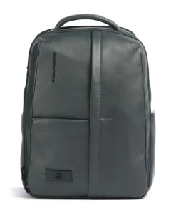 W137 Rucksack 13″ genarbtes Rindsleder dunkelgrün