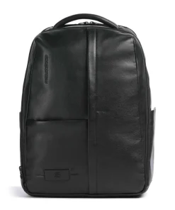 W137 Rucksack 14″ genarbtes Rindsleder schwarz