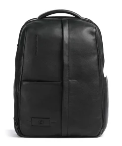 W137 Rucksack 13″ genarbtes Rindsleder schwarz