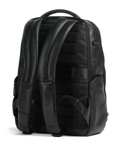 W137 Rucksack 13″ genarbtes Rindsleder schwarz
