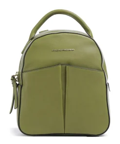 W134 Rucksack genarbtes Rindsleder olivgrün