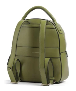 W134 Rucksack genarbtes Rindsleder olivgrün