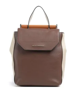 W92 Rucksack Rindsleder braun/beige