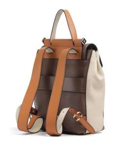 W92 Rucksack Rindsleder braun/beige