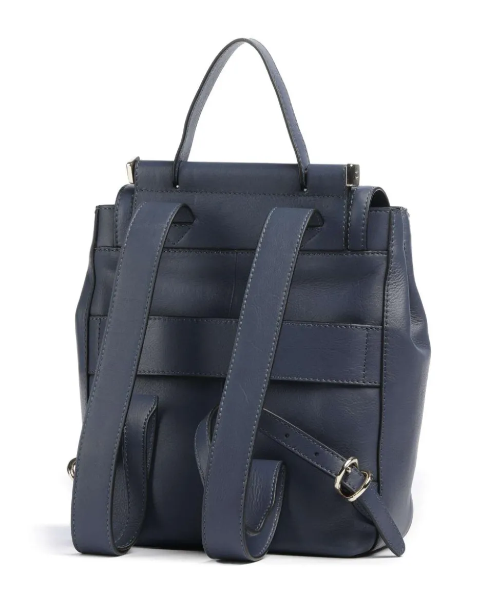 W92 Rucksack Rindsleder dunkelblau