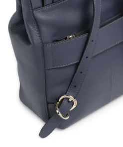 W92 Rucksack Rindsleder dunkelblau