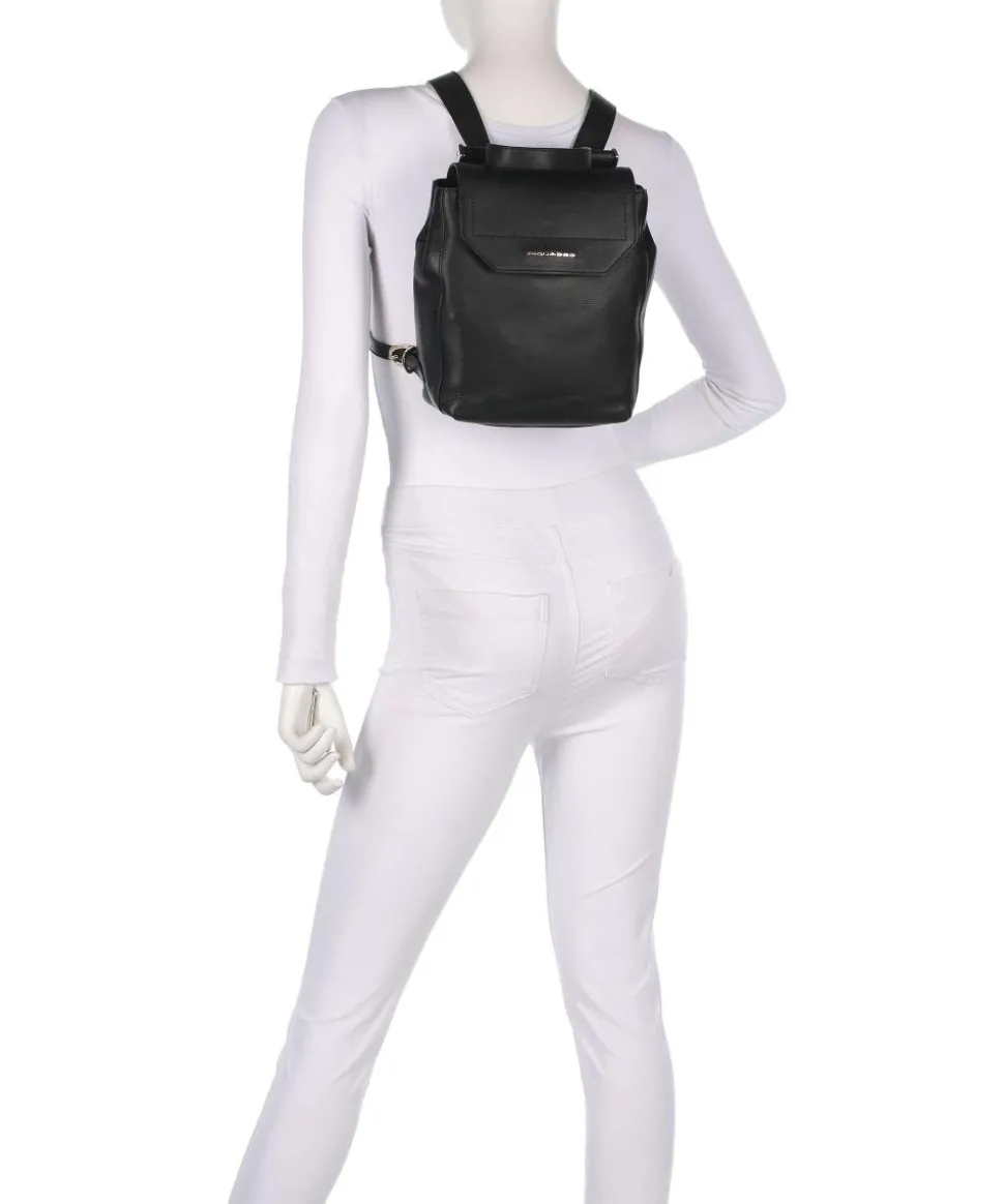 W92 Rucksack Rindsleder schwarz