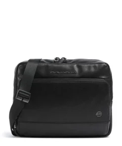 W136 Umhängetasche fein genarbtes Rindsleder schwarz