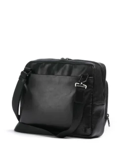 W136 Umhängetasche fein genarbtes Rindsleder schwarz