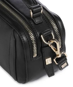 W92 Umhängetasche fein genarbtes Rindsleder schwarz