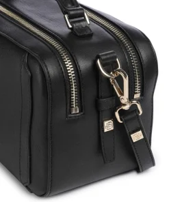 W92 Umhängetasche fein genarbtes Rindsleder schwarz