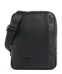 W137 Umhängetasche genarbtes Rindsleder schwarz